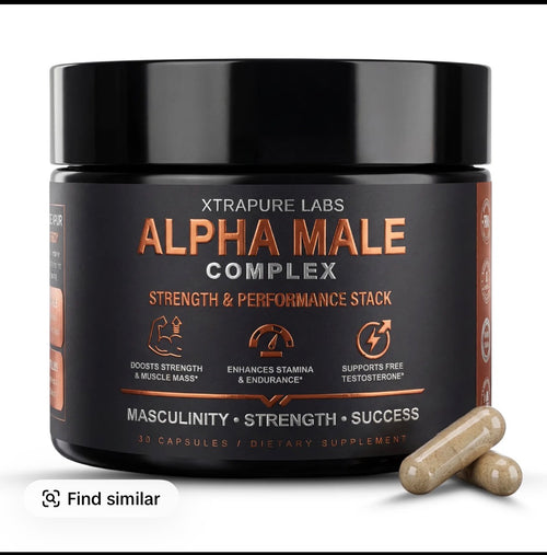 Alpha Male Complex 4-Stack Ultimate Bundle | Testosterone & Lean Mass + Strength & Performance + Mood, Drive & Clarity + Nitric Oxide & Circulation | Complete Daily Men’s Performance System