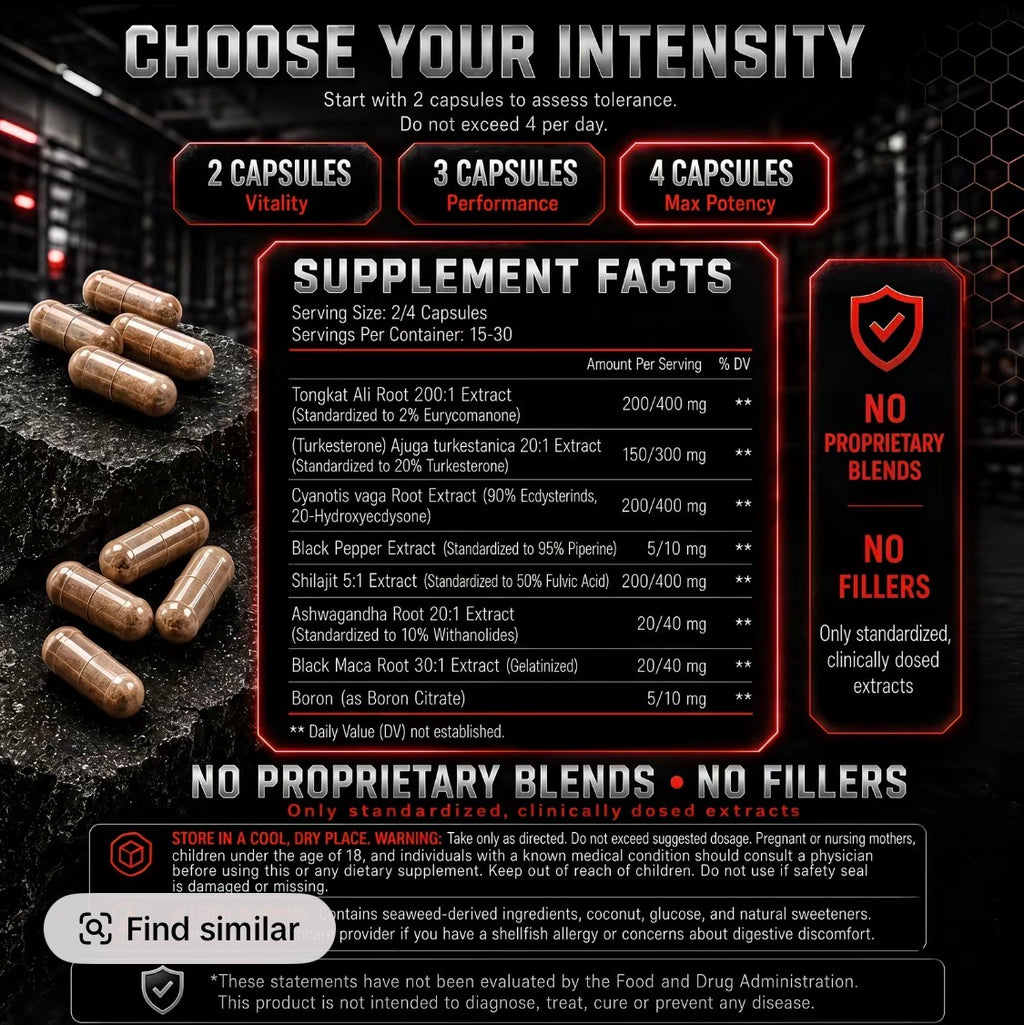 Alpha Male Complex 4-Stack Ultimate Bundle | Testosterone & Lean Mass + Strength & Performance + Mood, Drive & Clarity + Nitric Oxide & Circulation | Complete Daily Men’s Performance System