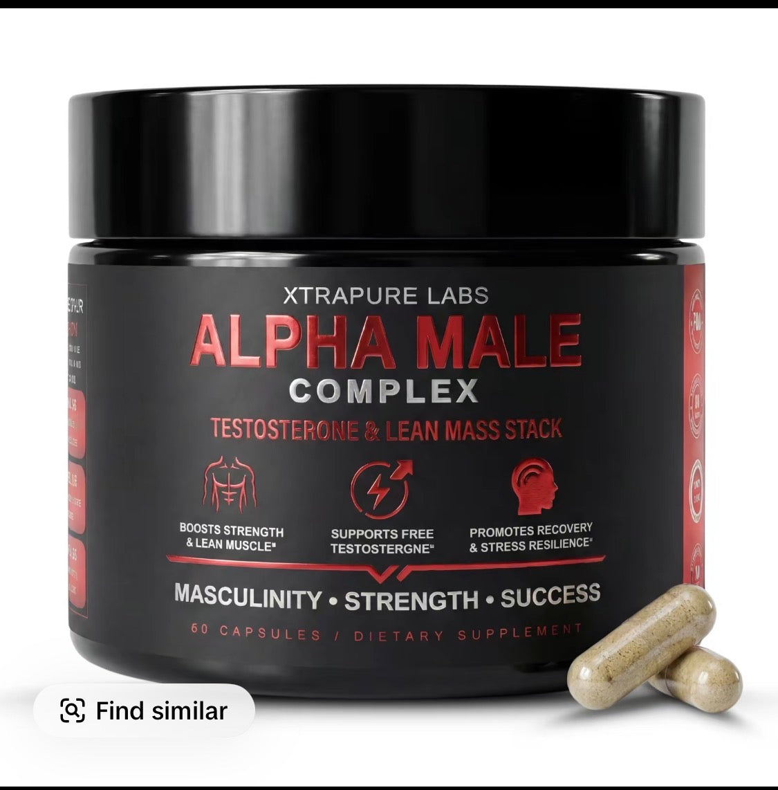 Alpha Male Complex 4-Stack Ultimate Bundle | Testosterone & Lean Mass + Strength & Performance + Mood, Drive & Clarity + Nitric Oxide & Circulation | Complete Daily Men’s Performance System