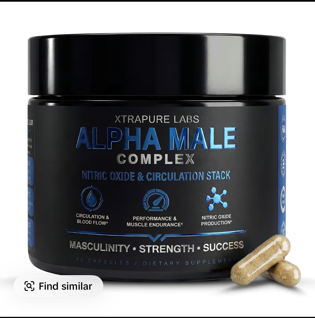 Alpha Male Complex 4-Stack Ultimate Bundle | Testosterone & Lean Mass + Strength & Performance + Mood, Drive & Clarity + Nitric Oxide & Circulation | Complete Daily Men’s Performance System