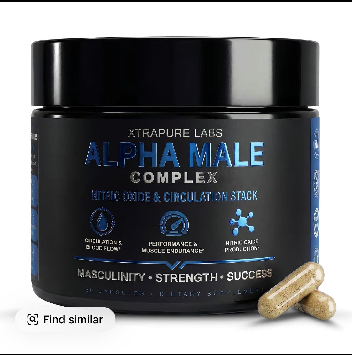 Alpha Male Complex 4-Stack Ultimate Bundle | Testosterone & Lean Mass + Strength & Performance + Mood, Drive & Clarity + Nitric Oxide & Circulation | Complete Daily Men’s Performance System